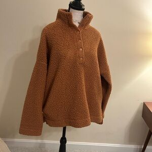 Aerie Warm Tan Teddy Jacket